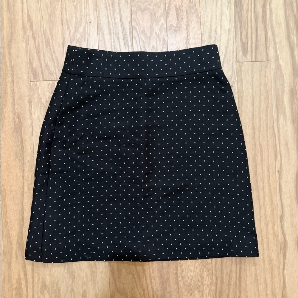 Kate Spade Black and White Mini Pencil Skirt